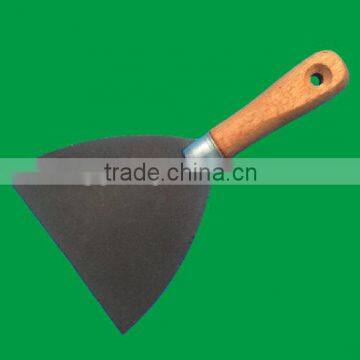 Scraper with wooden handle