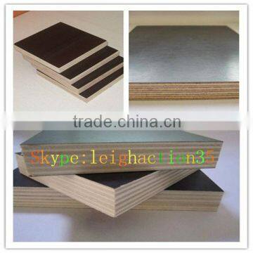 waterproof black film faced plywood / brown film faced shuttering plywood / plastic film faced plywood