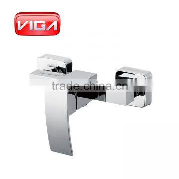 Square bathroom design shower mixer brass body shower faucet hot cold water tap shower tap