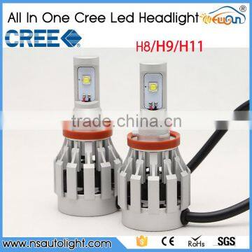 2014 New Design All In One H10 HB3 HB4 9145 9005 9006 Led HeadLight H10 Led Head Light Super Bright 20W H10 Led HeadLight