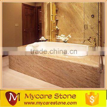 luxury hotel marble free standing bathtub bathroom decor