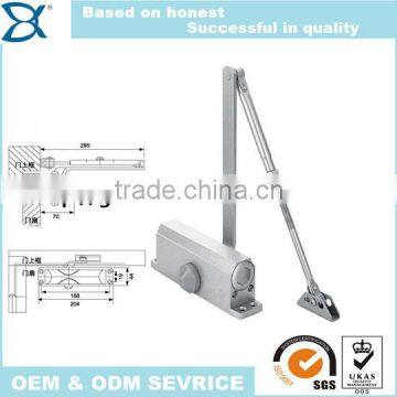 Square shape Aluminum door closer drop plate,door closer working