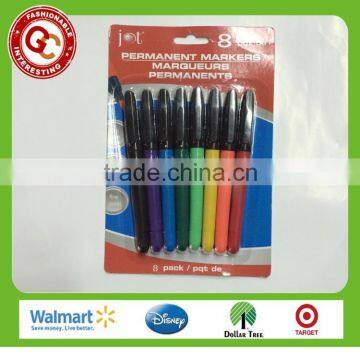 high quality 8 colors permanent marker for office and school