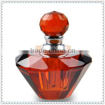 Fashional Brown Diamond Scent Bottle For Desk Decoration