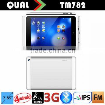 Hot! 7.85 inch 3g tablet with MTK8312 Quad Core WCDMA 3G phone call Bluetooth GPS FM full function IPS Display Android 4.4 B