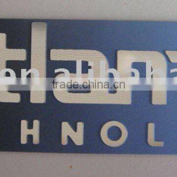 Aluminum nameplates for home appliance