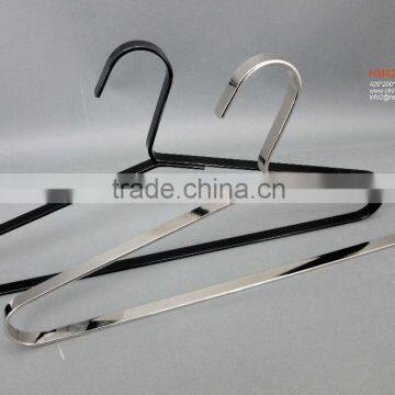 Metal Wide Board Clothes Top Hangers Black Adult Coat Hangers photo-2
