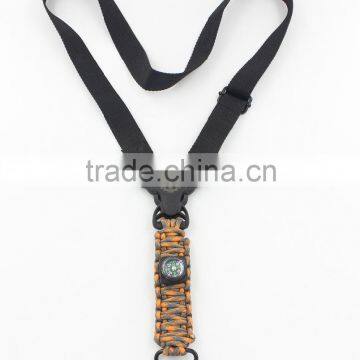 One point paracord rifle sling, Swivel rifle sling