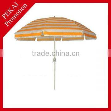 Crank Stripe Beach Umbrella