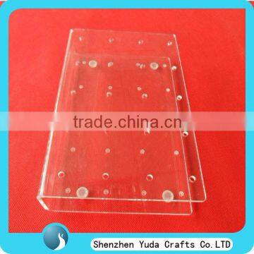 clear acrylic curved design acrylic lollipop display holder wholesale from China supplier