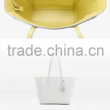 BSCI FACTORY PU SHOPPING YOUNG LADIES TOTE BAG photo-3