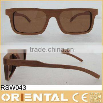 retro wood sunglasses