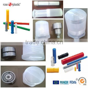 PP transparent PVC clear PE colorful plastic twist labelling printing plastic tube for drill bits packaging Twist Pack DP