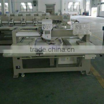 Single flat embroidery machine
