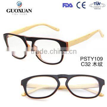 2015 New Wooden Optical Frames Fashion Men Eyeglasses Frames Unisex Optical Glasses Wooden Legs