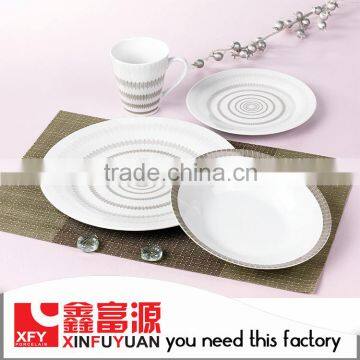 fashionable designed porcelain dinner set