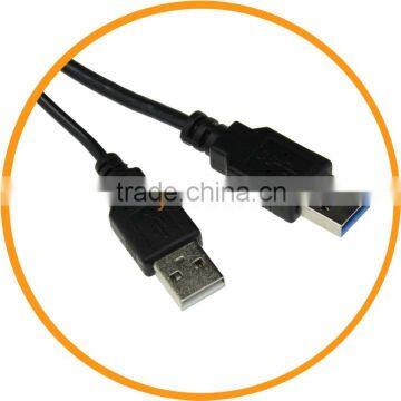 Dailyetech Dual USB 3.0 to SATA 15+7 Pin Data Power Cable Adapter 2.5" HDD Hard Drive photo-4