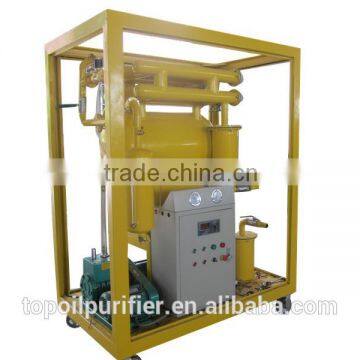 ZY-10 Single stage vacuum insulating oil treatment machine, Portable transformer oil purifier