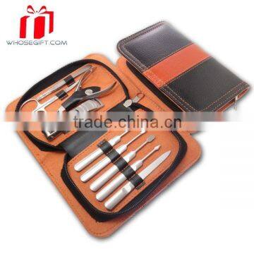 orange color pedicure set manicure set