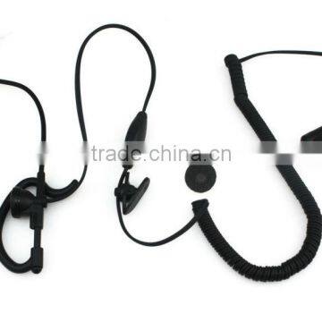 New Black 2 PIN Ear Rod Headphone for Motorola Radio Two-way Radios GP88 GP300 GP2000 P040 PRO1150