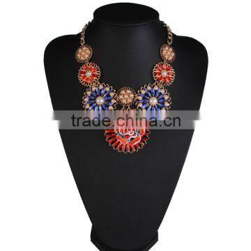 Flower rani haar design jewellry schoker necklace