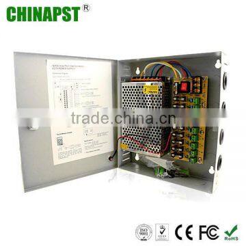 10A 9 Channels 100-240V AC to 12V DC metal box universal power supply PST-CA06