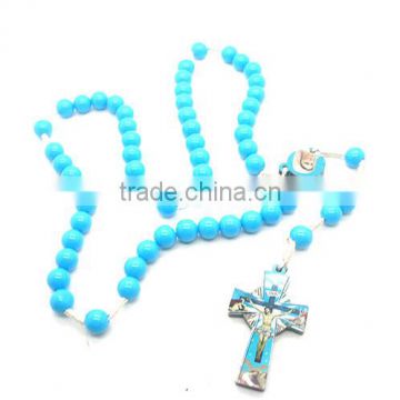 cord rosary,religious rosary, arcylic beaded rosary, cheap catholic necklaces