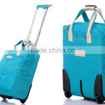 high quantity trolley trave bag with wheel