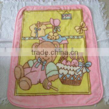 100% acrylic baby blanket, soft blanket BC1088