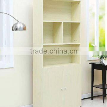 Hot Sale Simple Modern Style 4 Tiers Wooden Corner Bookcase