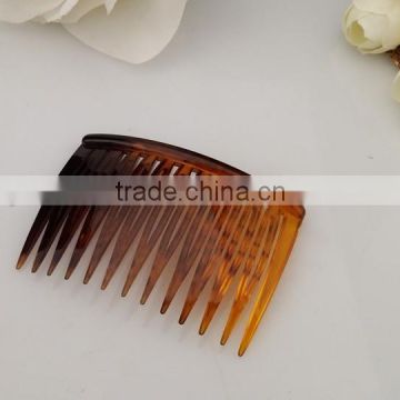 Factory Wholesale cheap price french twist hair combs personalized hair combs french style vintage hair accessories brown combs