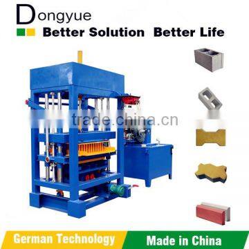 QT4-30 Diesel Engine Block brick Machine without using electricity