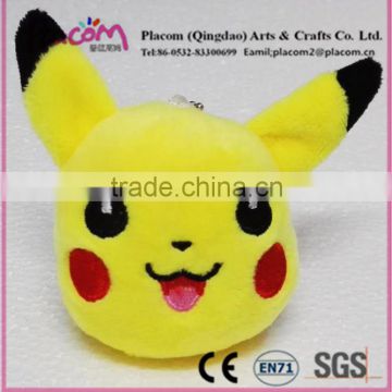 2016 Best selling High quality Cute Cheap promotional gifts and toys Wholesale customize Plush keychains Pokemon