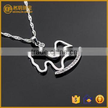 Alloy Jewelry Pendant!!!beautiful Horse Pendant Inlaid Cubic Zirconia