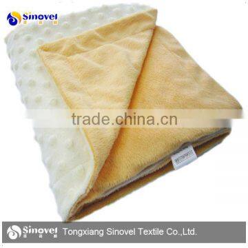 100% Polyester Minkee Blanket for Baby