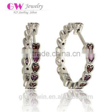 925 Sterling Silver Factory Direct Sell Top Design Earring With Zircon