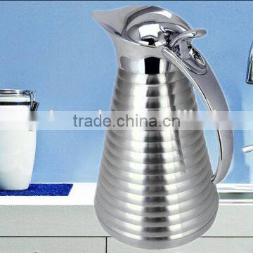 Unique Design High Grade Beautiful Stainless Steel Thermos Vacuum Jug Coffee Pot photo-3