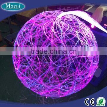 Amazing!Beautiful fiber optic light ball for night club lighting