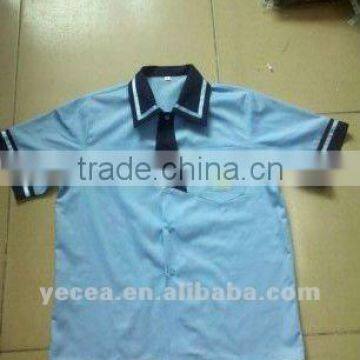 35%Cotton school uniform shirt