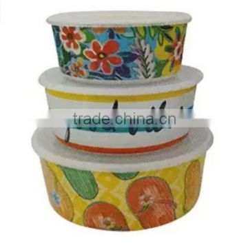 36212 36213 36214 set of 3pcs Melamine Nesting Bowl Set