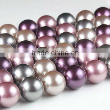 Pretty Tribe Shell Pearl Strand Beads Mixed Colors
