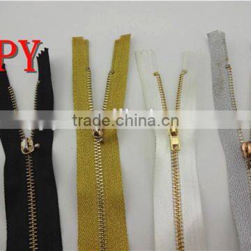 Silk Bias Tape/Satin Bias Tape decorative metal zipper