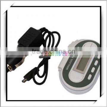 Car MP3 Player with line out Wireless FM Transmitter White