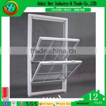 2016 Double Glass UPVC Windows Hung Windows Australian Standard Windows PVC/UPVC Window