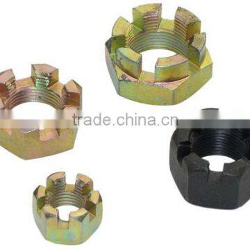 hex slotted nut/ DIN935