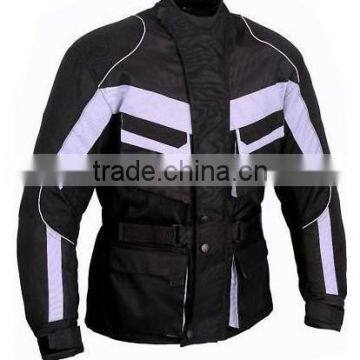 Long Motorcycle Textile Jacket