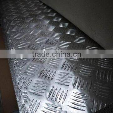 Skid-proof aluminum tread plate sheets for Marine 5083