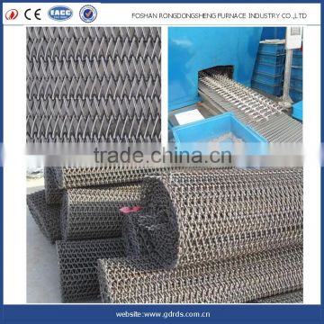 Industrial furnace stainless steel heat resistant used conveyor belt for sale