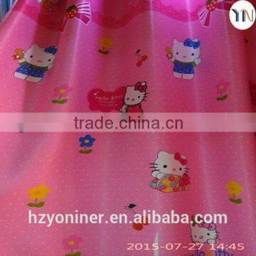 curtain for kids, 100% sun block curtain for children, cartoon pattern printing fabric for kids' curtain