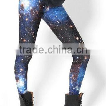 pretty newest girls galaxy style printed leggings